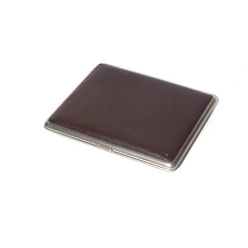 Vintage 1960s leather silver - leather, &