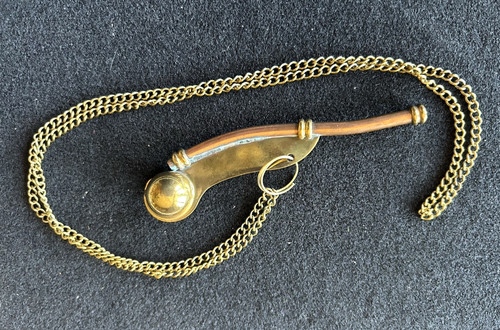 Copper brass boatswain whistle - copper,