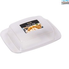 Chic White Butter Dish with