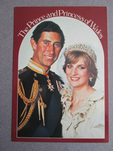 Postcard royal wedding - royal, 1981