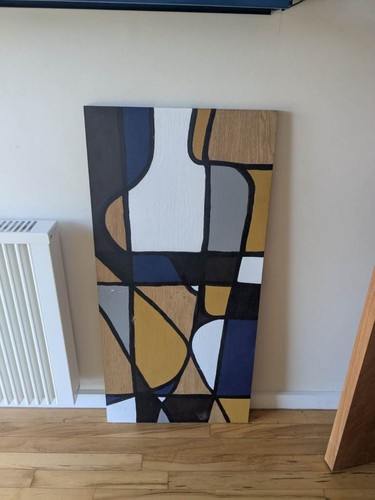 Large abstract painting x - abstract,