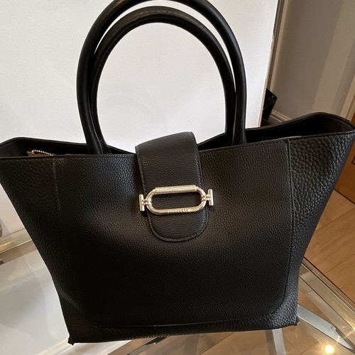 Black pebbled leather - si, tote