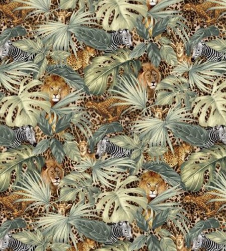 Wild animals valance - wild, curtain