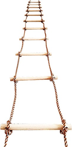 Tree climbing rope ladder - ladder, 16ft