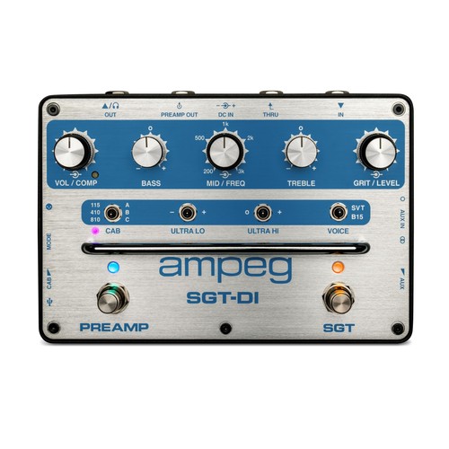 Ampeg sgt bass preamp blue - ampeg, preamp,