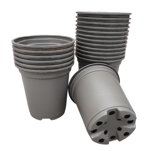 9cm deep plastic plant pots - plastic,