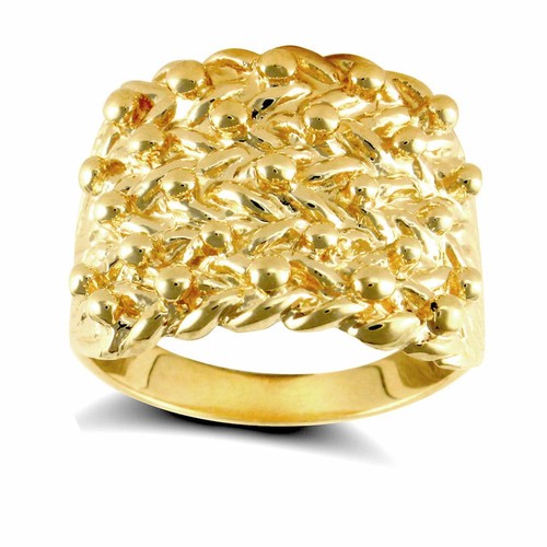 Mens 9ct gold jewelco - gold, 5