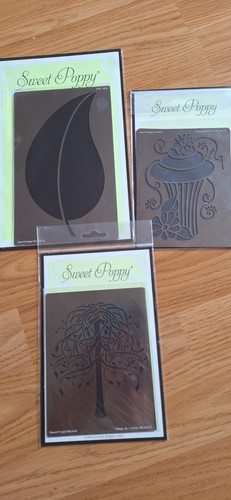 Sweet poppy stencils bundle - poppy,