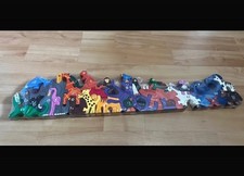 Hand painted wooden alphabet - wooden,