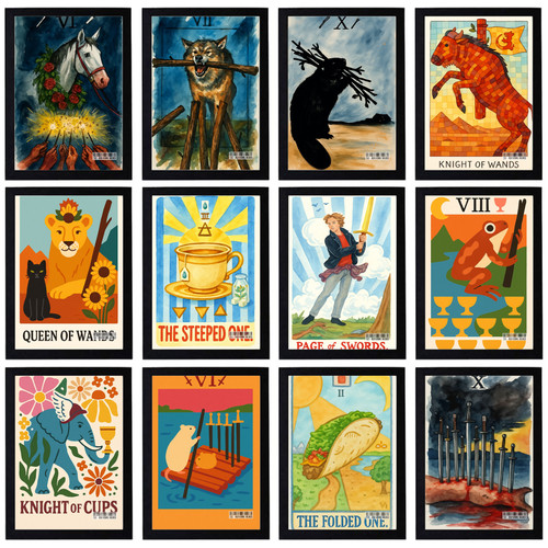 Vintage tarot cards - vintage,