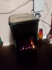 portable gas fire used coal