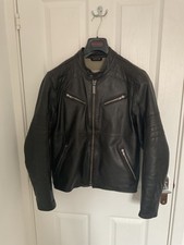 Spidi Garage Motorcycle Motorbike Leather Jacket Brown 22inches pit to pit