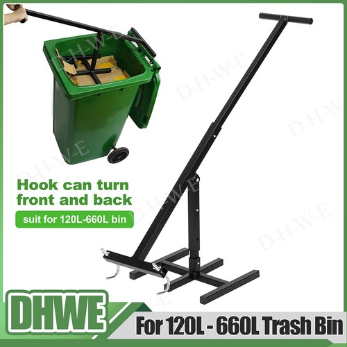 Rubbish press wheelie bin - press,