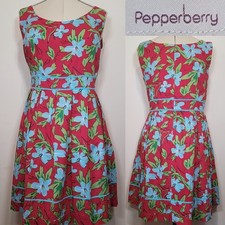 Pepperberry Dress Red Floral