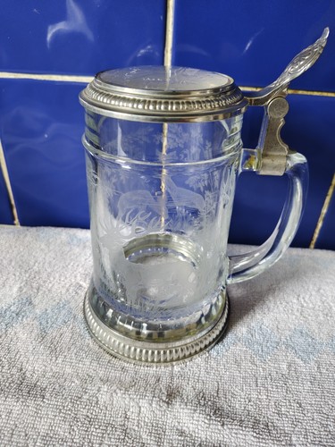Vintage german glass beer - vintage,
