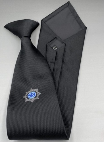 Sia black clip tie - black, clip-on