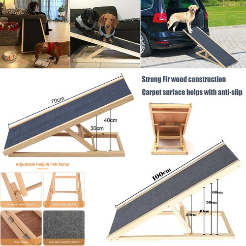 Adjustable wooden dog pet car - adjustable,