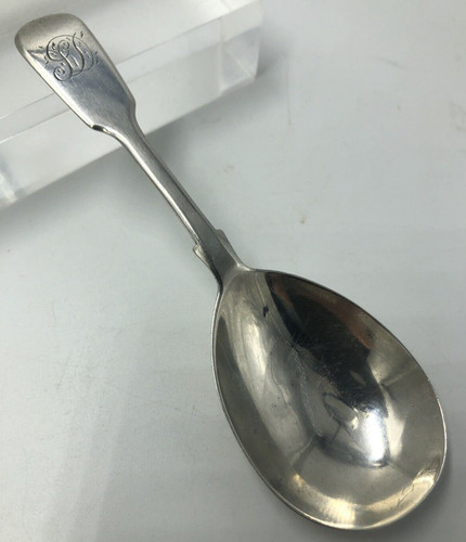 Early victorian silver caddy - early,
