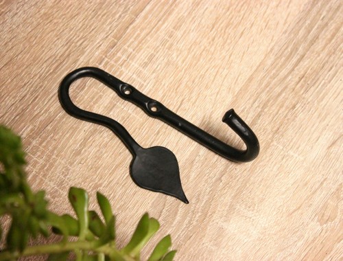 Coat hooks hand forged - forged, iron