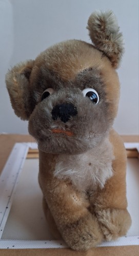 Pug type steiff dog - steiff, dog.