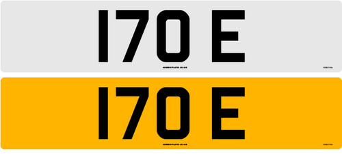 Cherished number plates 170 - number,
