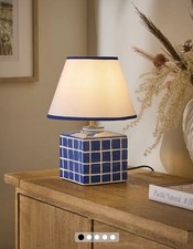 Blue Metro Table Lamp by Next