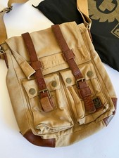 Belstaff Bag - Malenotti era Canvas/Leather Made in Italy