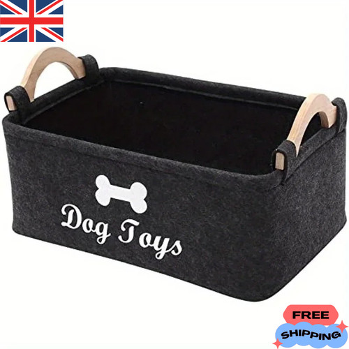Dog toy box storage basket - dog,