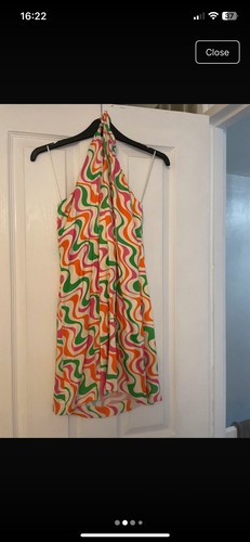 Zara swirl print dress - print,