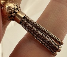 Antique 9ct Gold Tassel Fob Pendant