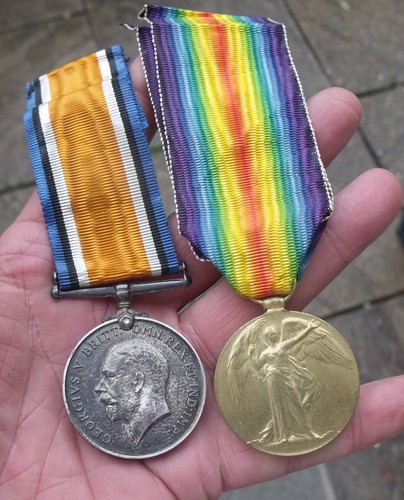 Ww1 medal pair - medal, pair,