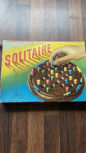 Vintage solitaire board game - solitaire,