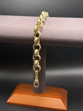9ct Gold Belcher Bracelet 8