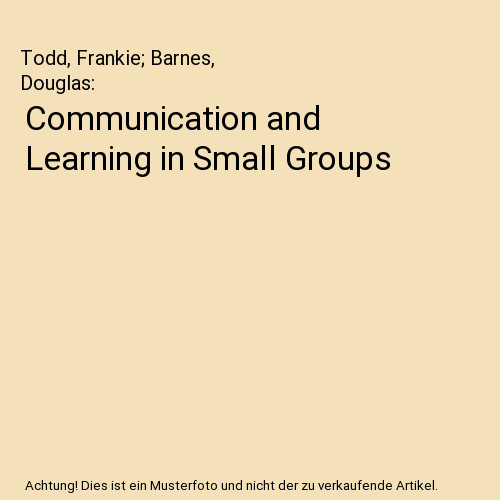 Communication and learning - learning, in