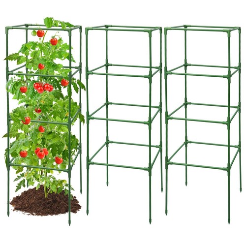 Pack heavy duty tomato cages - 3,