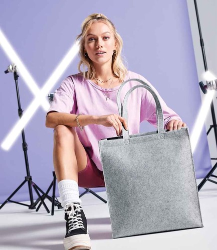 Bagbase felt tote - bagbase, bg723