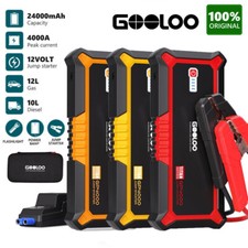 GOOLOO GP4000 Car Jump Start Power Pack 24000mah Power Bank Battery Charger 12V 