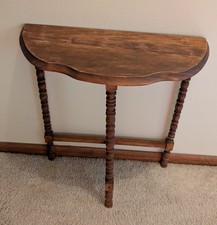 Antique Wood Console Hallway