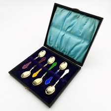 DANISH SET 6 COFFEE SPOONS