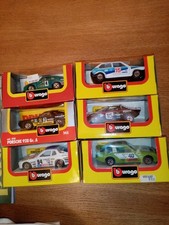 Vintage 1980's Bburago Joblot 1/43 Diecast Rally Cars Mint Boxed.