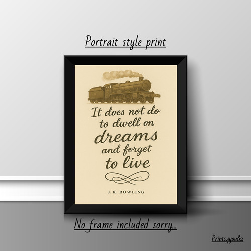 Harry potter quote print - potter,