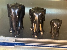 A Joblot of Hand-Carved Ebony