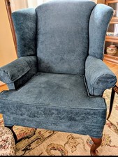 Pair of Custom Wingback
