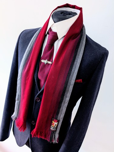 Men vintage stripe red - men's,