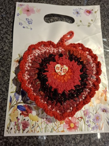 Crochet heart new handmade - heart,