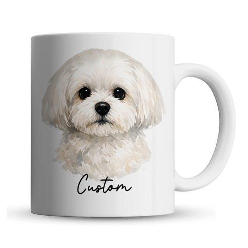 Personalised maltese dog - maltese,