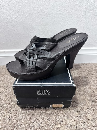 Vintage brown thin - , leather