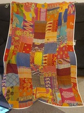Sari Kantha Quilt – Handmade