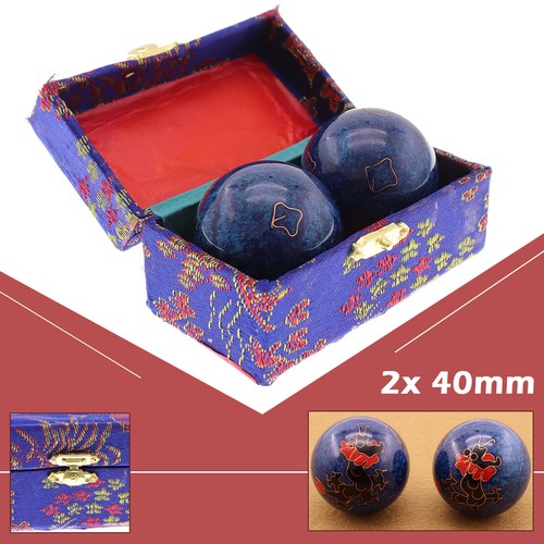 40mm 2pcs dragon baoding balls - 40mm,