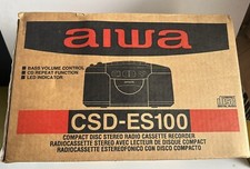 Aiwa CSD-ES100 Cd And Cassette Recorder Never Used 1997 Still In Original Box